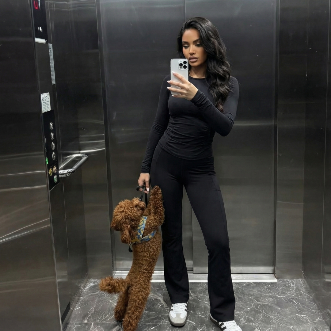 ACTIVEWEAR FLAIRSET BLACK