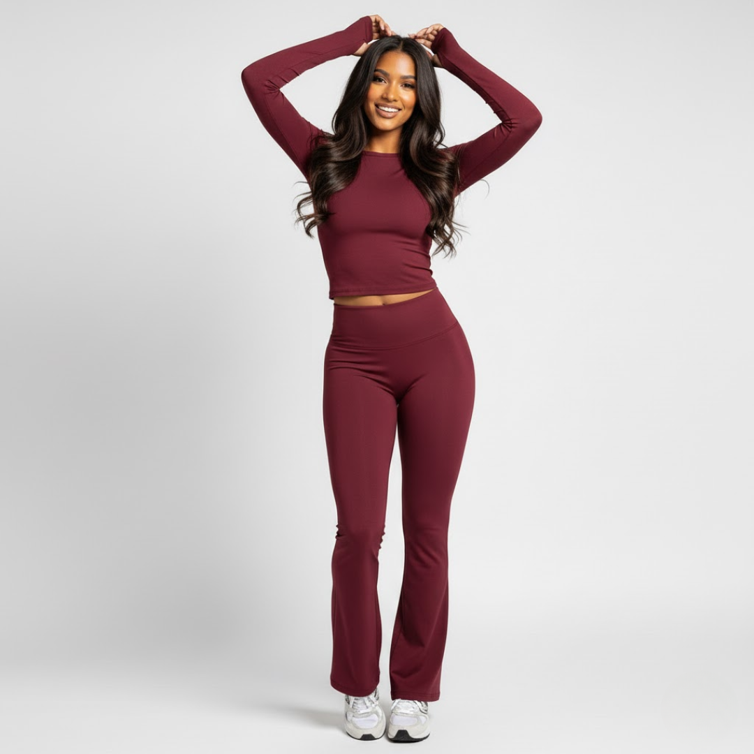 ACTIVEWEAR FLAIRSET RED